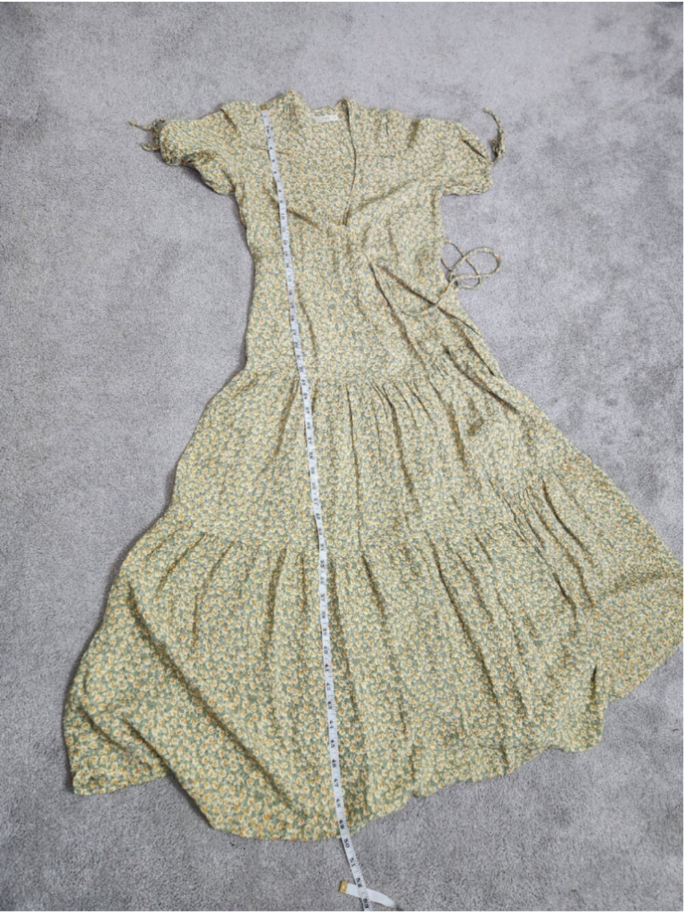 Christy Dawn Augusta Wrap Dress Rose Garden Size XS Adjustable Fit Cottagecore - Picture 14 of 16